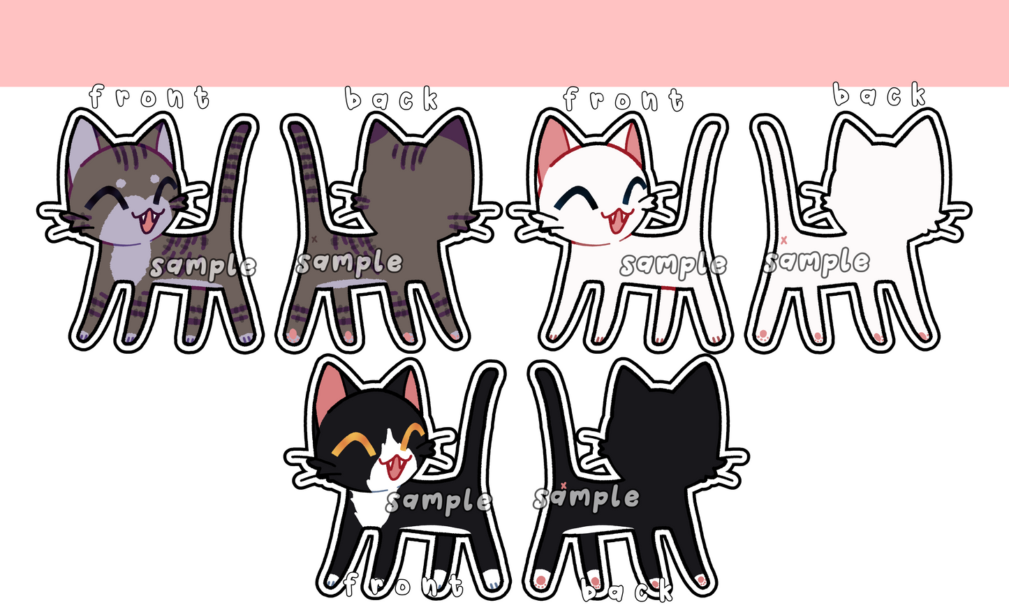 Cute Kitties Acrylic Keychains