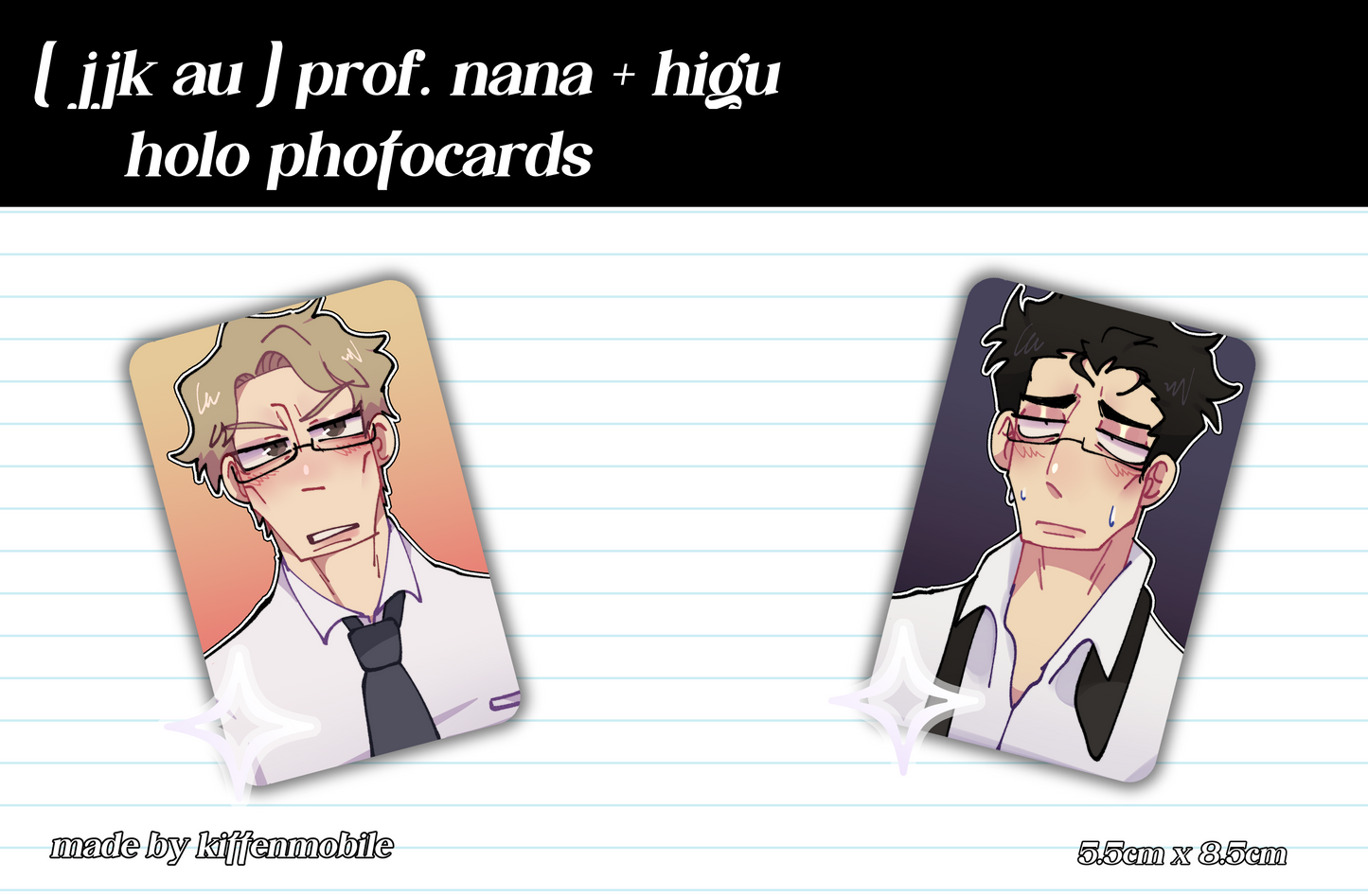 JJK Jujutsu Kaisen College AU Photocards