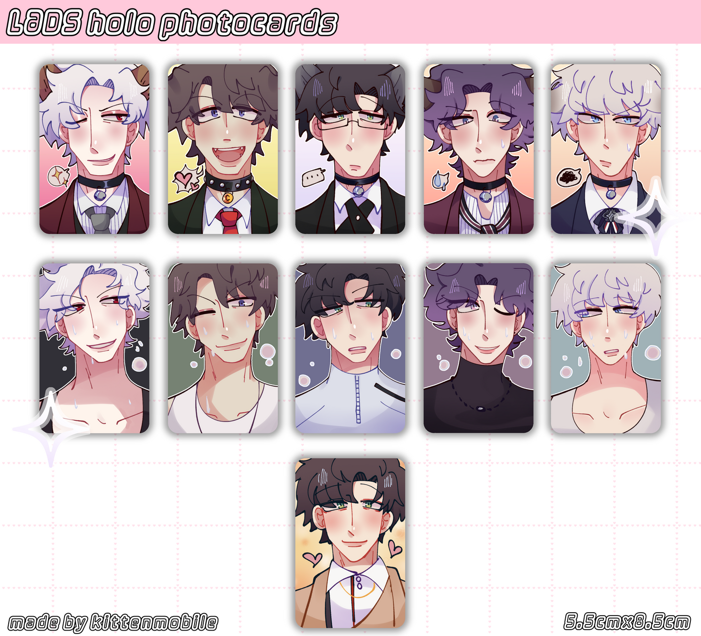 LADS Love and Deepspace Holo Photocards