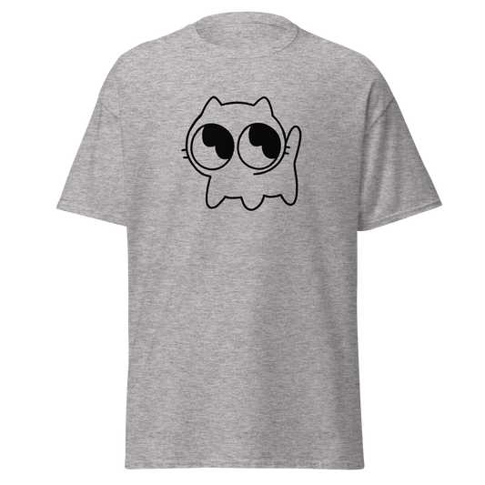 Mocha Kitty Men's tee (Black Outline)