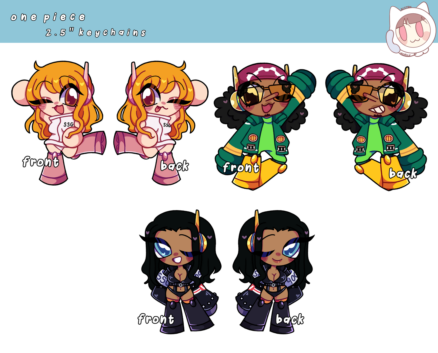 One Piece Charms