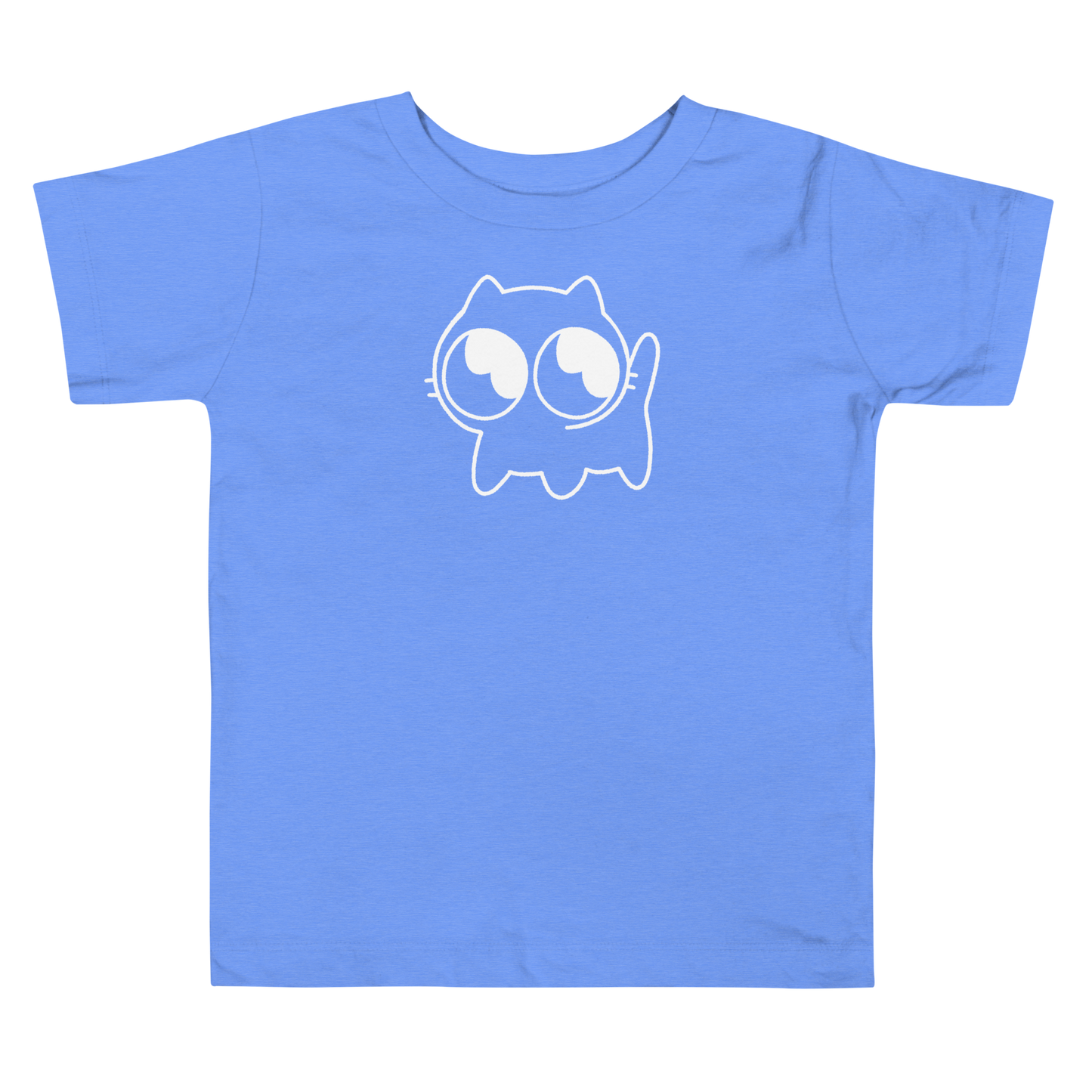 Toddler Mocha Tee (White Outline)