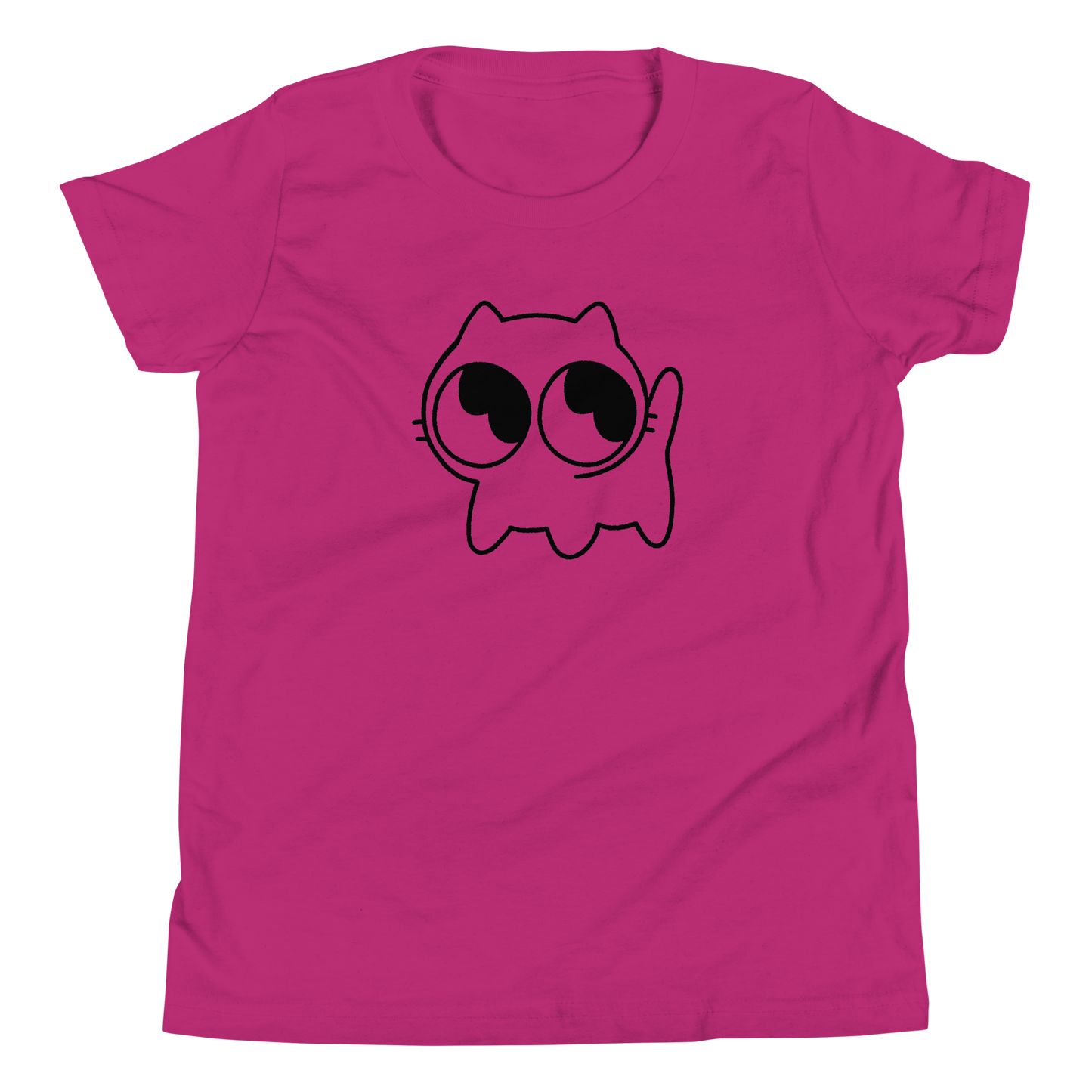 Kids Mocha Tee (Black Outline)