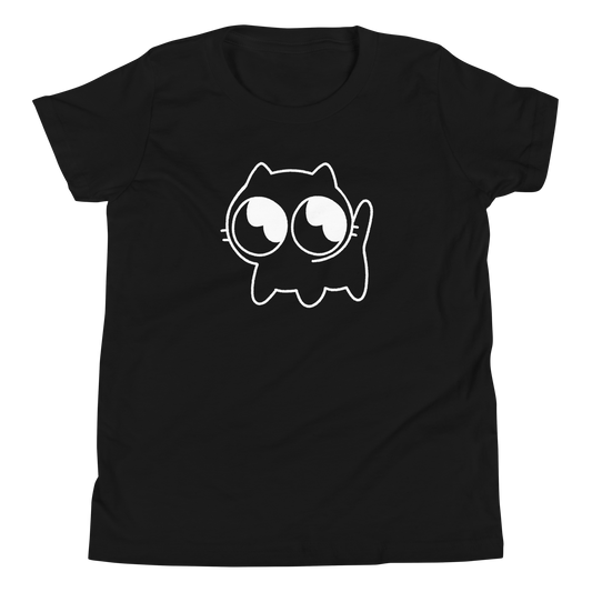 Kids Mocha Tee (White Outline)