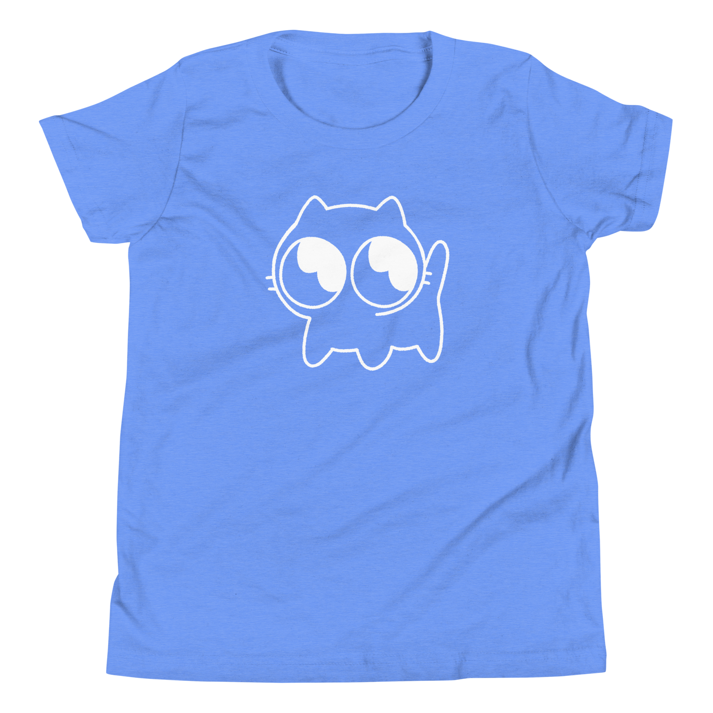 Kids Mocha Tee (White Outline)
