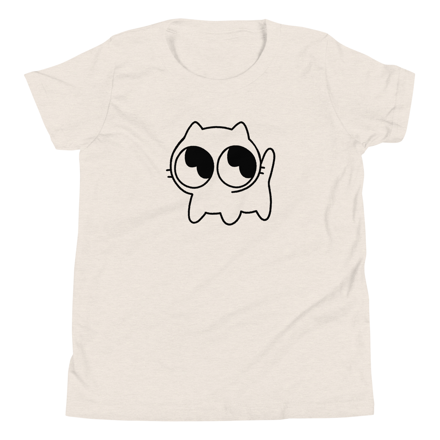 Kids Mocha Tee (Black Outline)
