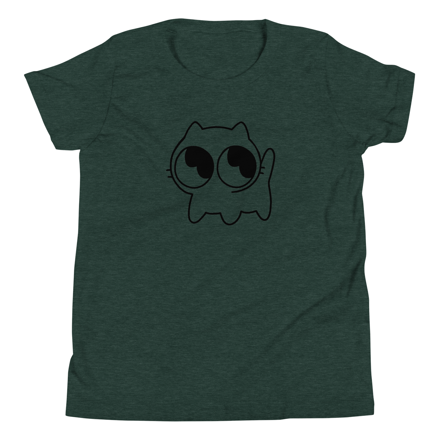 Kids Mocha Tee (Black Outline)
