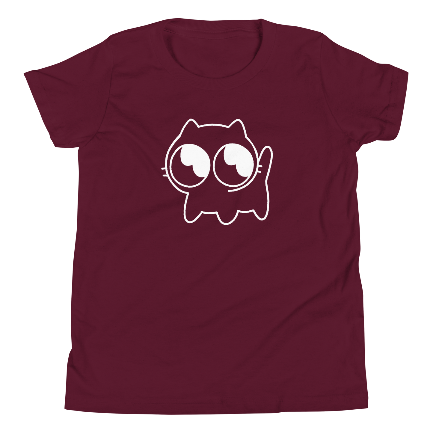 Kids Mocha Tee (White Outline)