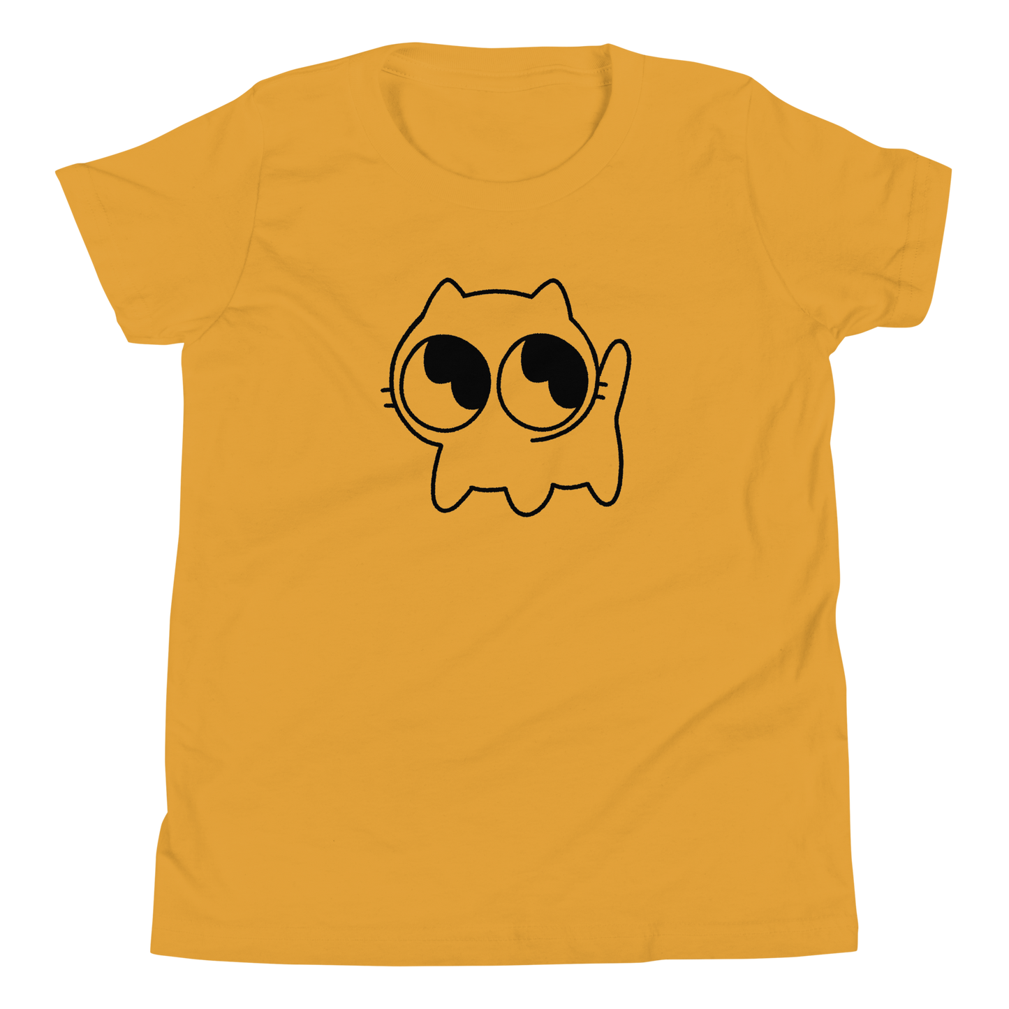Kids Mocha Tee (Black Outline)