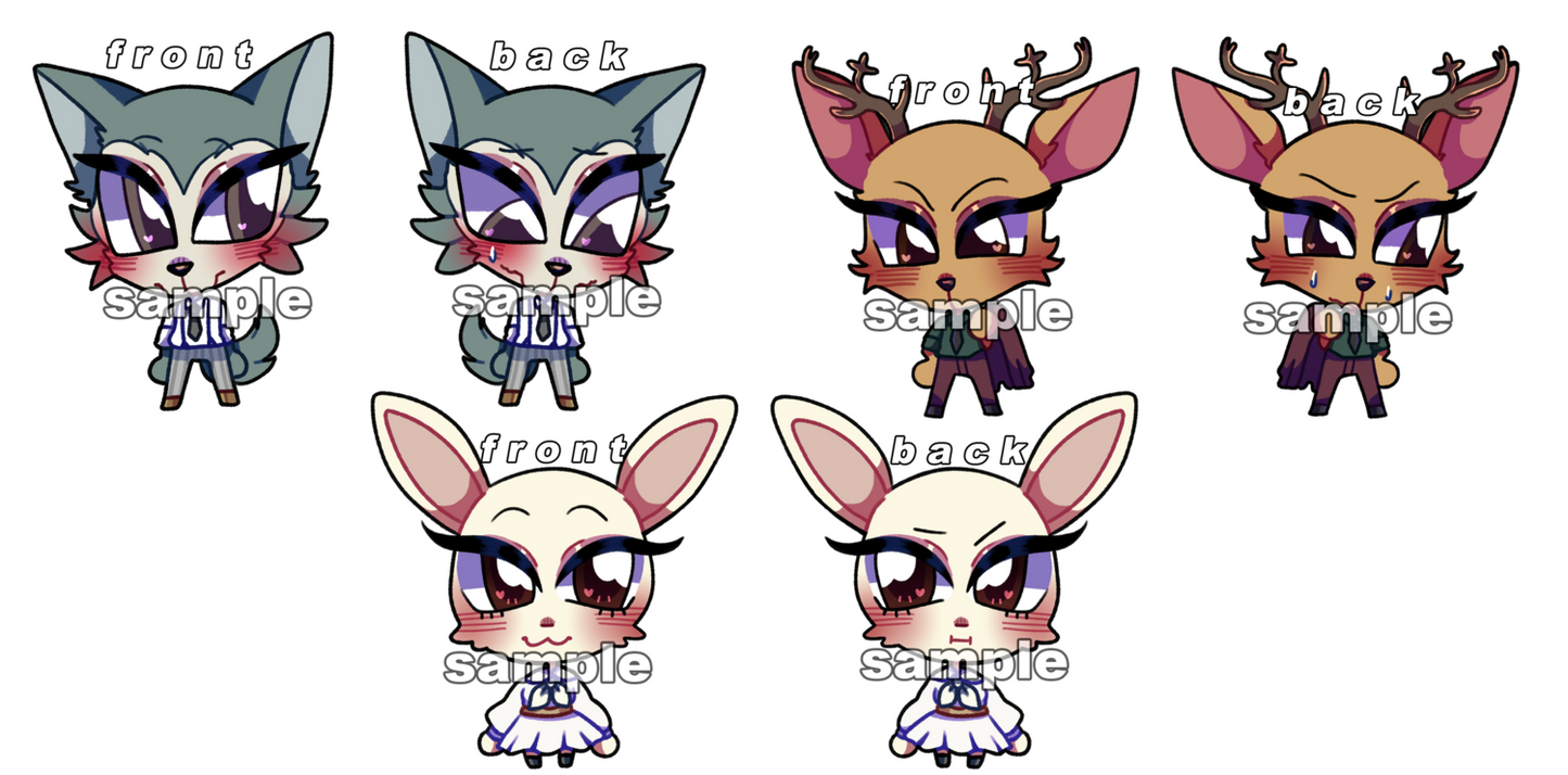 Beastars 2.5" Epoxy Acrylic Double Sided Charms