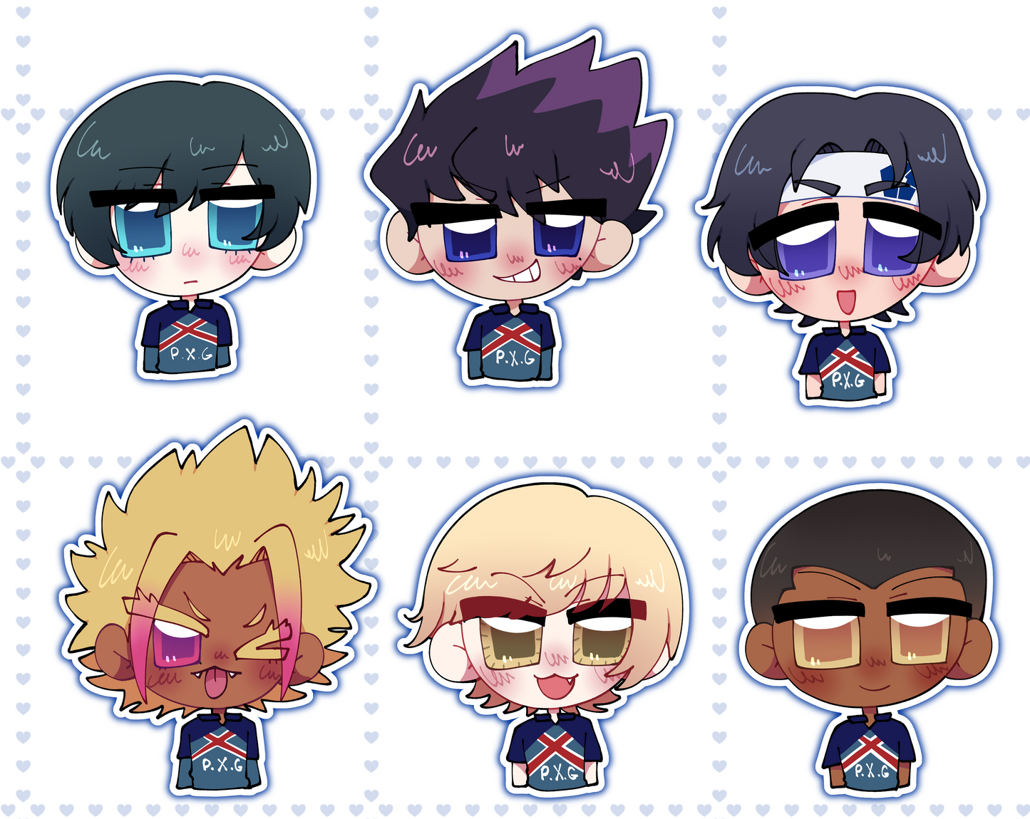 Blue Lock 3" Vinyl Stickers