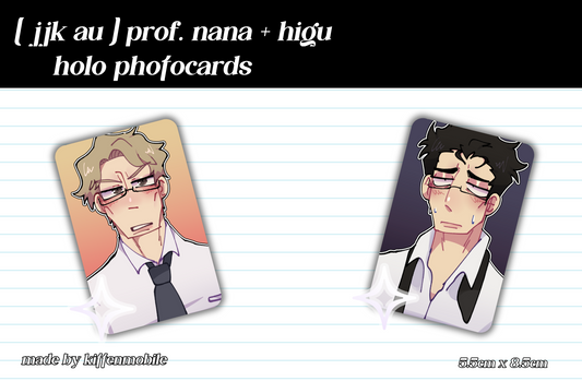 JJK Jujutsu Kaisen College AU Photocards