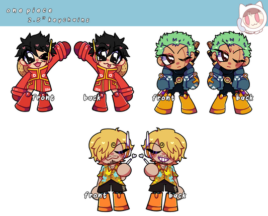 One Piece Charms