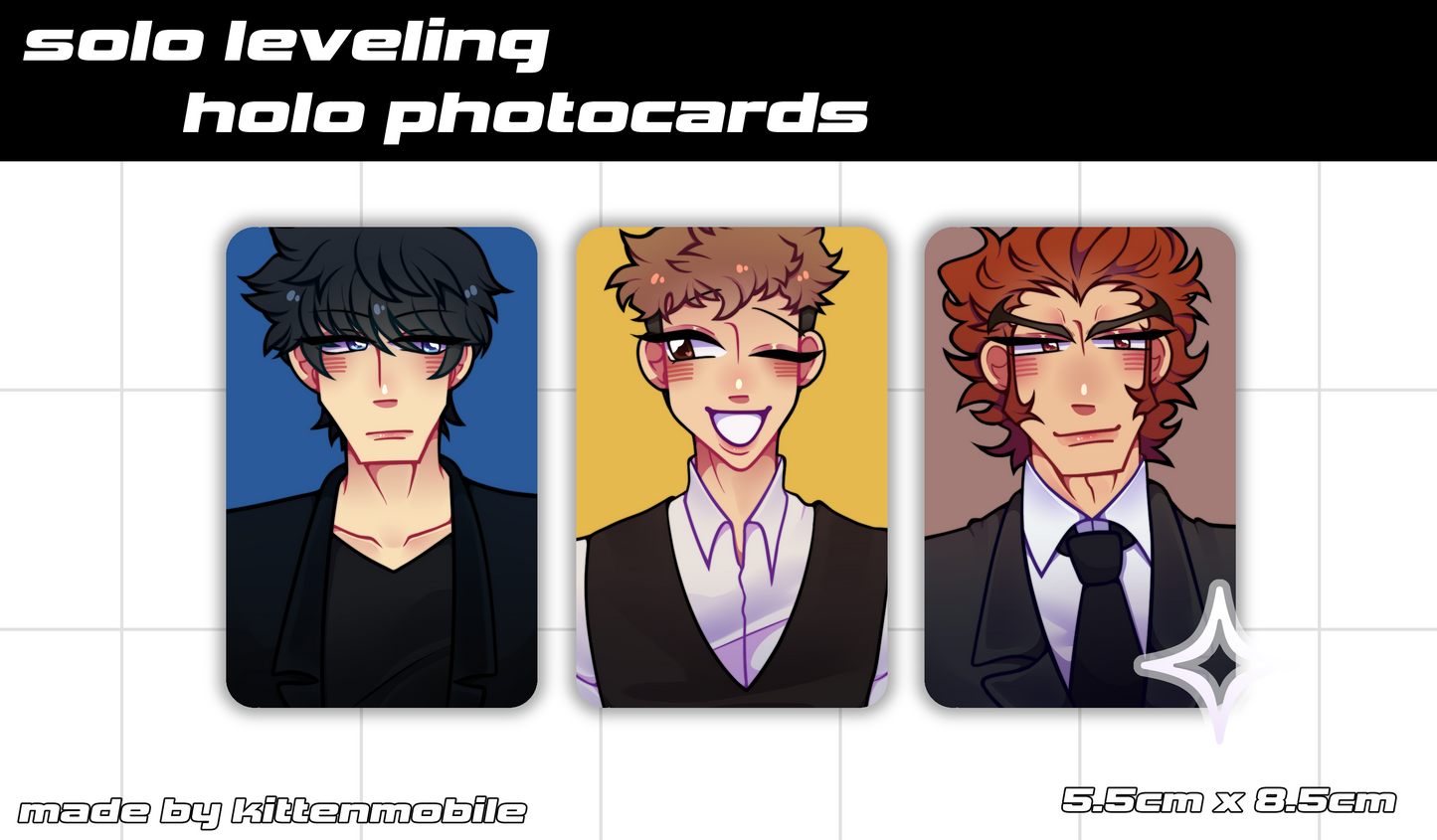 Solo Leveling Holo Photocards