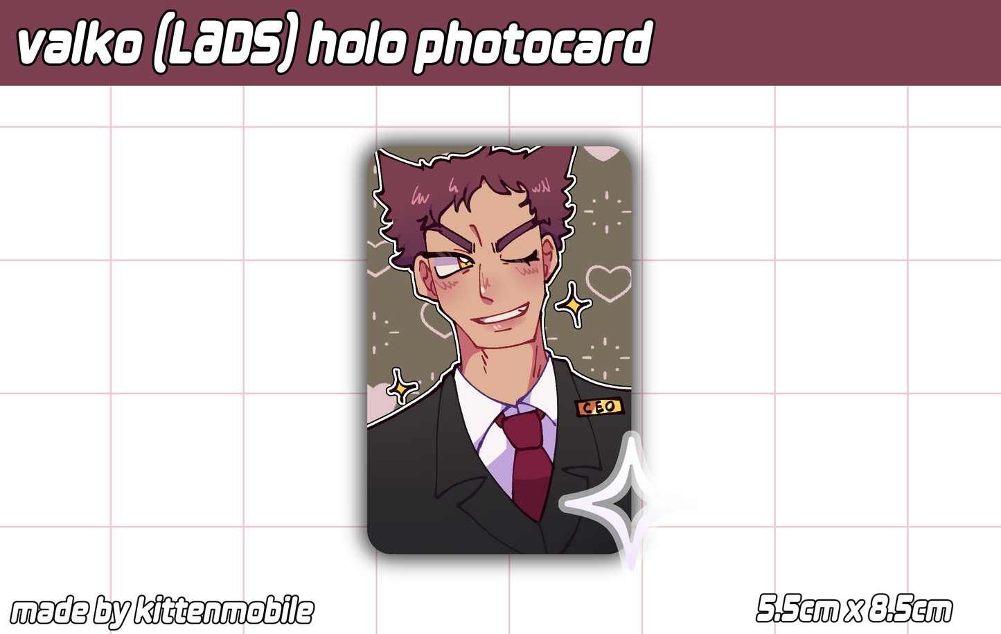 LADS Valko Holo Photocards