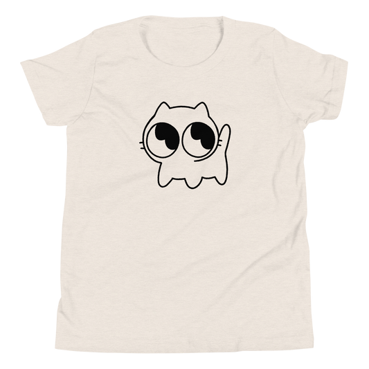 Kids Mocha Tee (Black Outline)